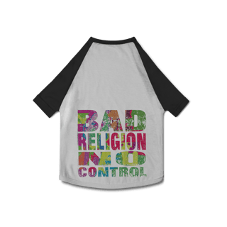 Nome do produto Pet Dog - Bad Religion - No Control - Coleção Punk/ Hardcore