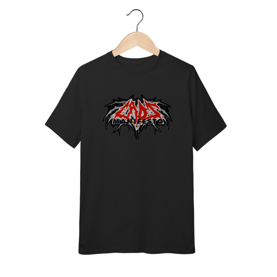 Camiseta Infantil Caos Manifesto - Logo - Coleção Exclusivas