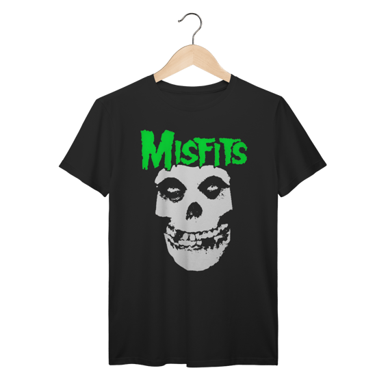 Camiseta Premium Misfits - Coleção Punk