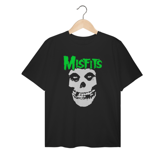 Camiseta Plus Size Misfits - Coleção Punk