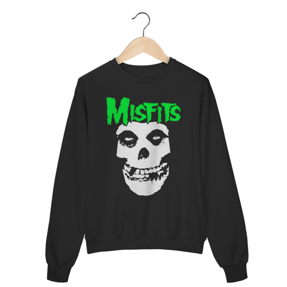 Moletom Fechado Premium Misfits - Coleção Punk