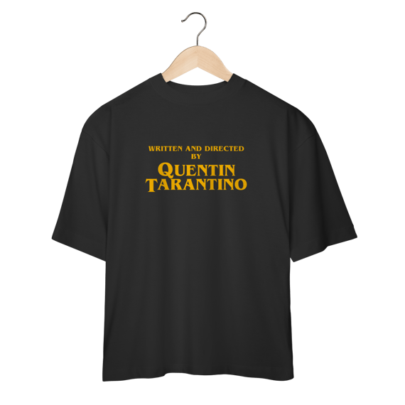 Camiseta Oversized Quentin Tarantino - Coleção Filmes