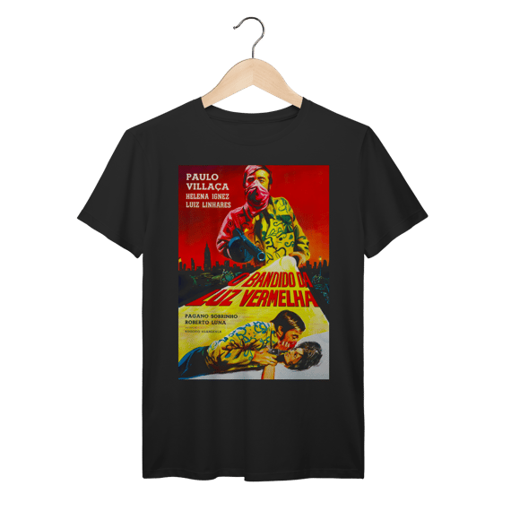 Camiseta Premium O Bandido da Luz Vermelha - Coleção Filmes
