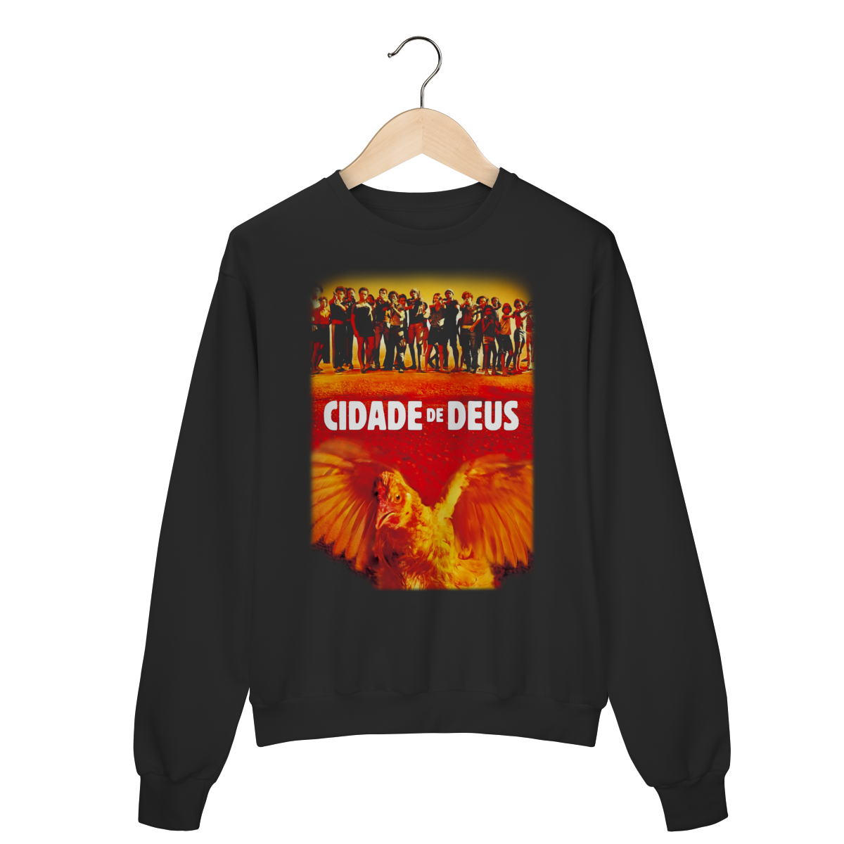 Nome do produto: Moletom Fechado Premium Cidade de Deus - Coleção Filmes