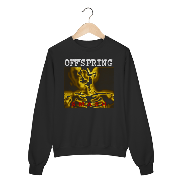 Moletom Fechado Premium Offspring - Smash - Coleção Punk/