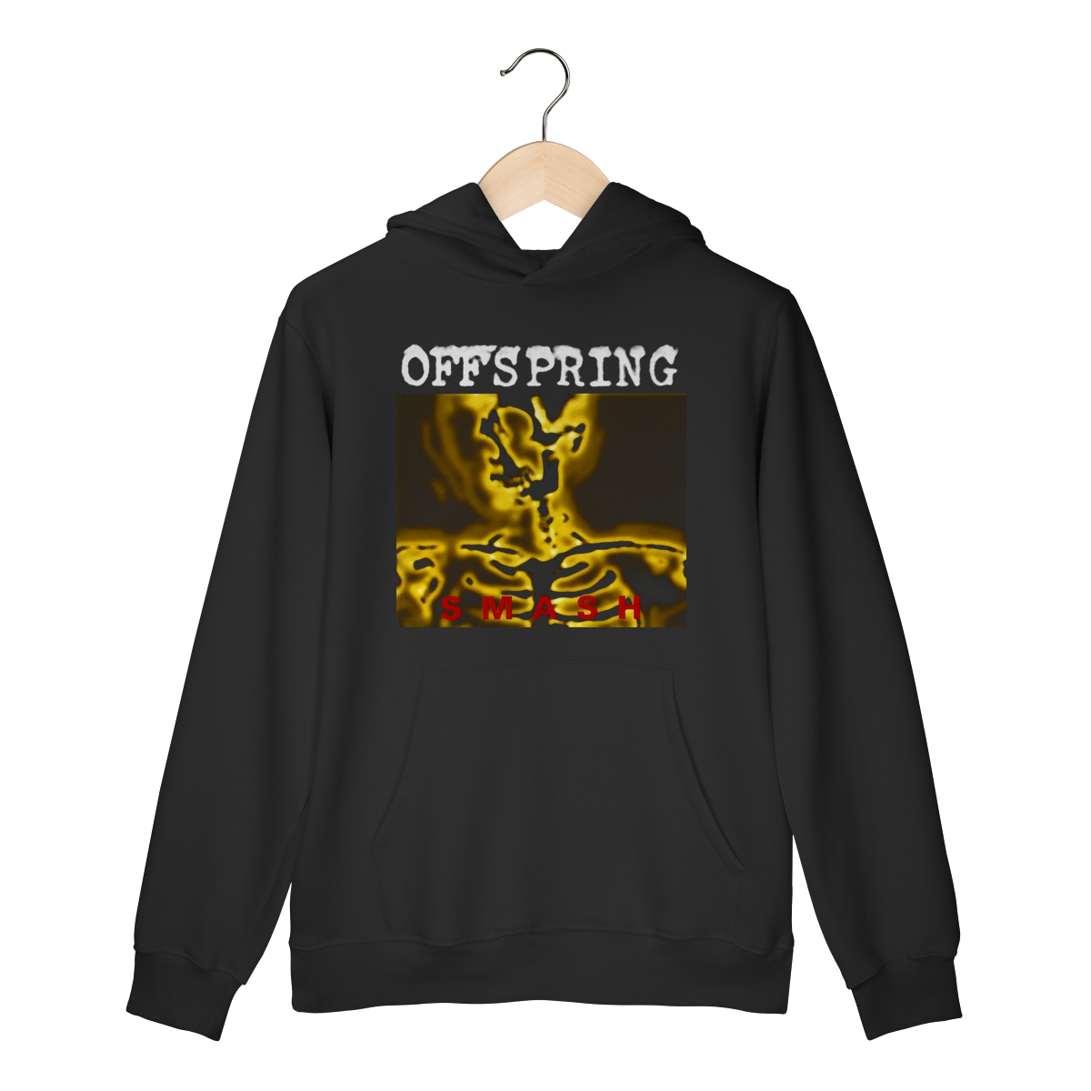 Nome do produto: Moletom Canguru Premium Offspring - Smash - Coleção Punk/ Hardcore