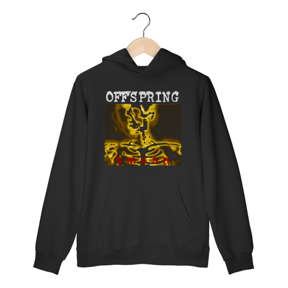 Moletom Canguru Premium Offspring - Smash - Coleção Punk/ Hardcore