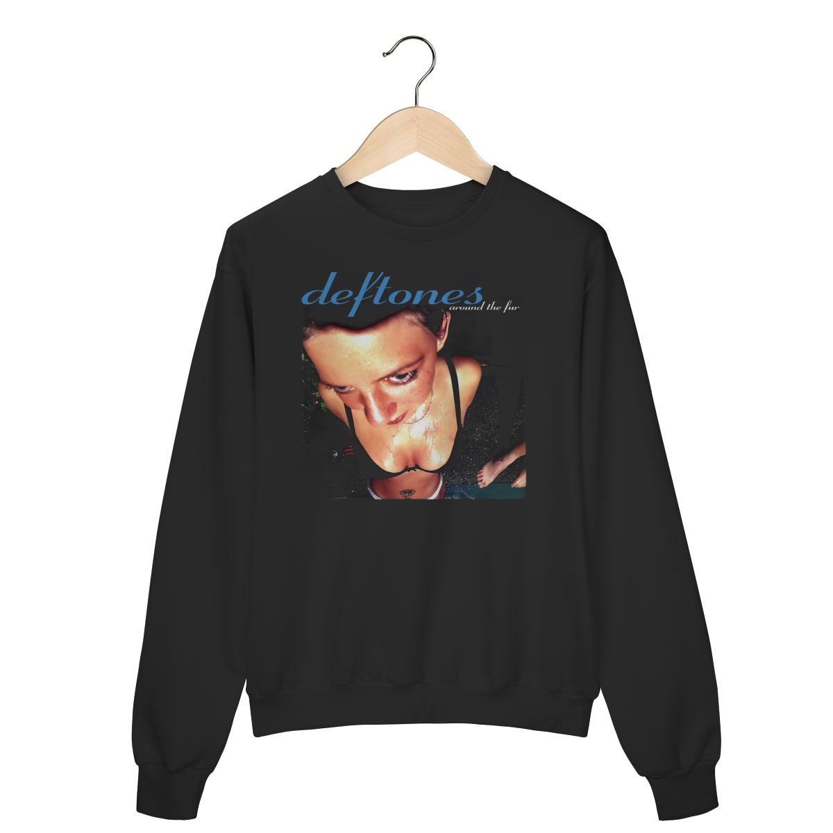 Nome do produto: Moletom Fechado Premium Deftones - Around the Fur - Coleção Rock