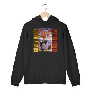 Nome do produto Moletom Canguru Premium Guns n' Roses - Coleção Rock