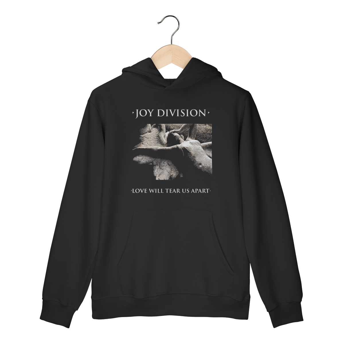 Nome do produto: Moletom Canguru Premium Joy Division - Love Will Tear Us Apart - Coleção Post Punk/ Rock