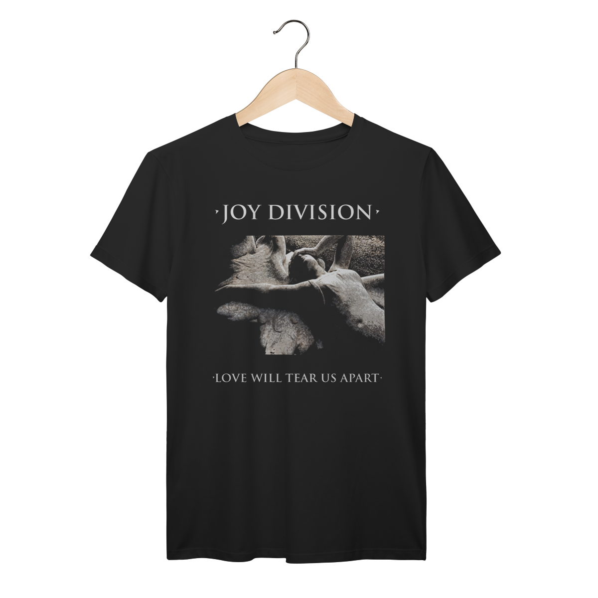Nome do produto: Camiseta Premium Joy Division - Love Will Tear Us Apart - Coleção Post Punk/ Rock