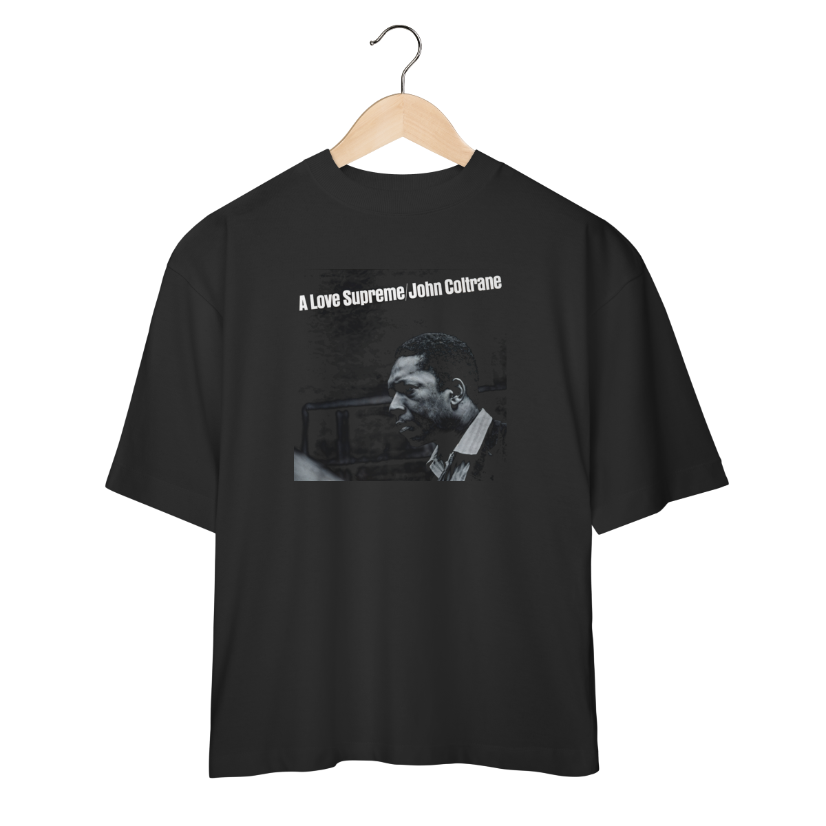 Nome do produto: Camiseta Premium John Coltrane - A Love Supreme - Coleção Jazz
