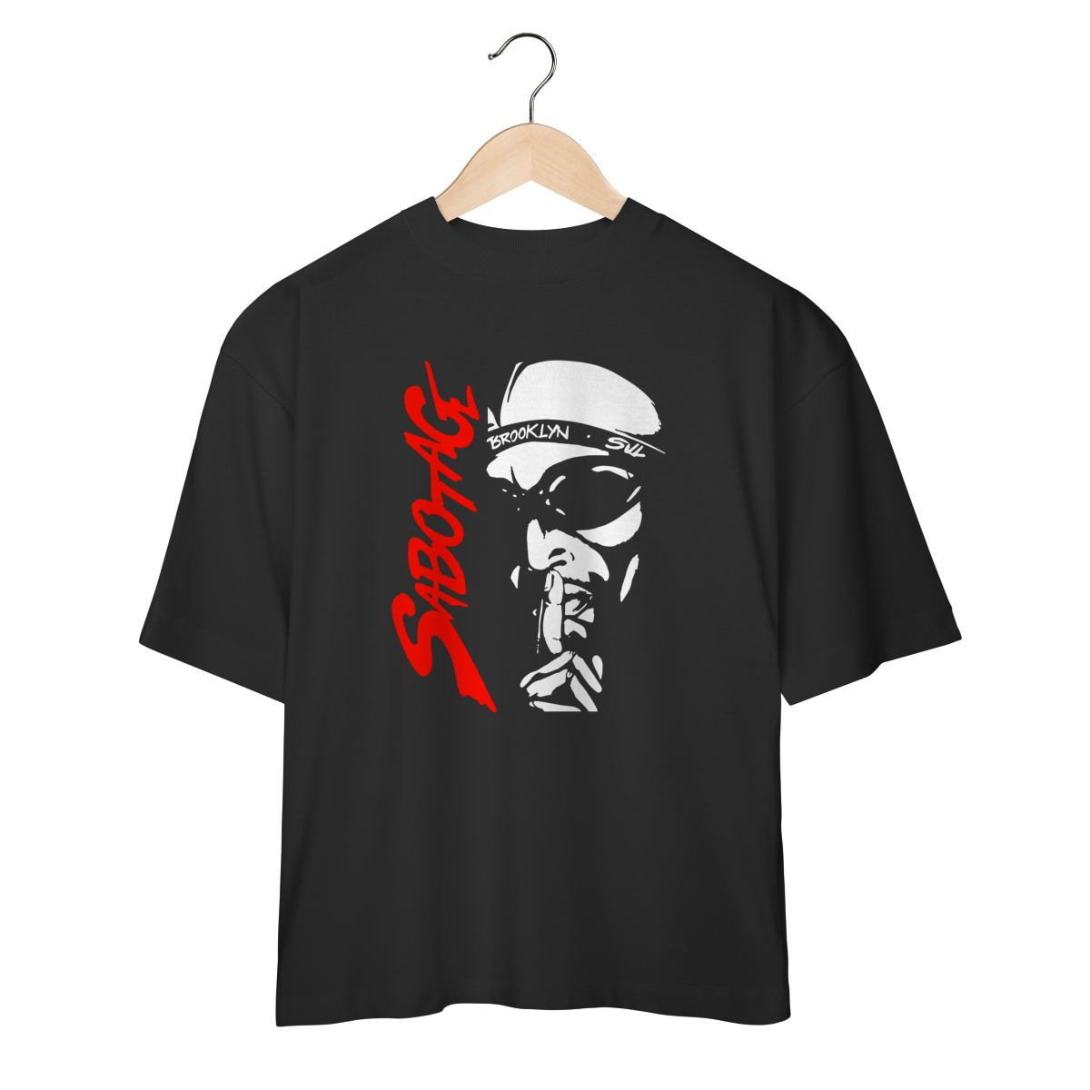 Camiseta Oversized Sabotage - Coleção Rap