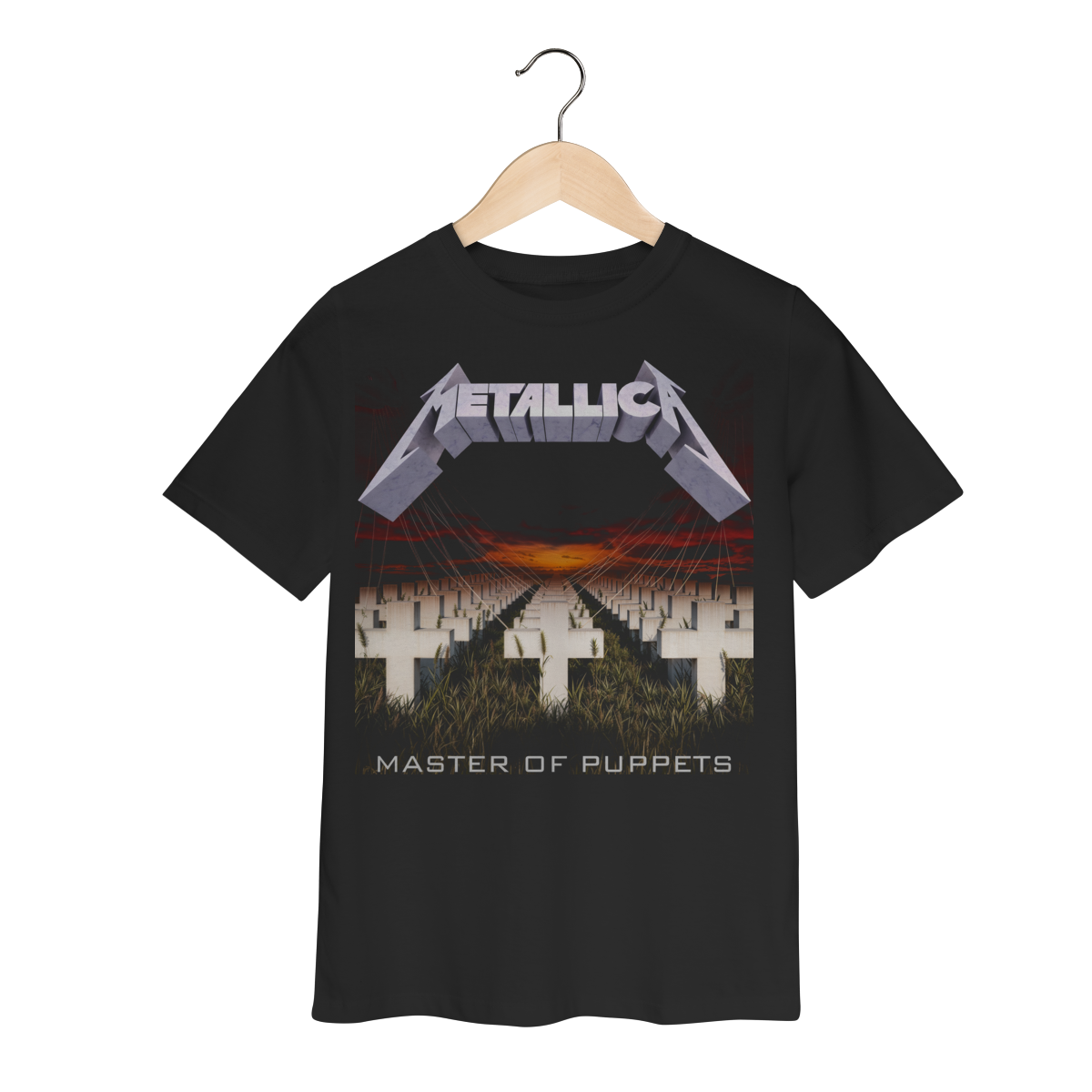 Camiseta Infantil Metallica - Master of Puppets - Coleção Rock