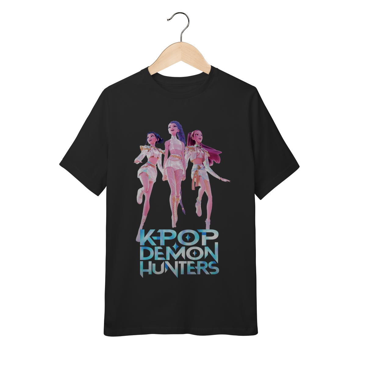 Camiseta Infantil Guerreiras do K-Pop - Coleção Cultura Pop