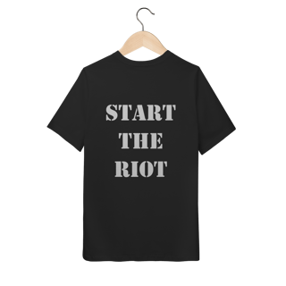 Nome do produto Camiseta Infantil Caos Manifesto - Logo - Coleção Exclusivas