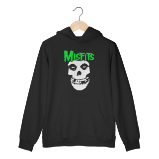 Nome do produto Moletom Canguru Premium Misfits - Coleção Punk