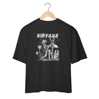 Nome do produto Camiseta Oversized Nirvana - Incesticide - Coleção Rock