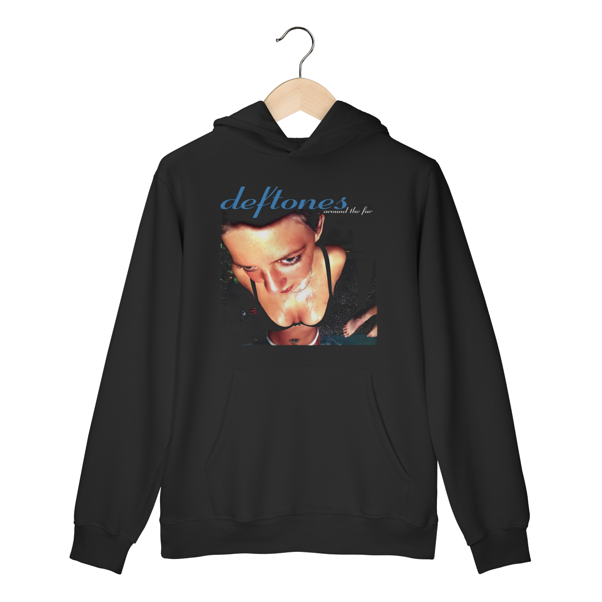 Nome do produto: Moletom Canguru Premium Deftones - Around the Fur - Coleção Rock