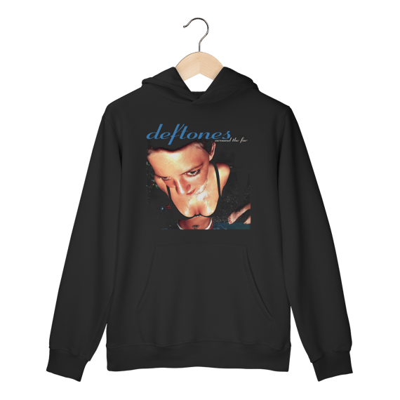 Moletom Canguru Premium Deftones - Around the Fur - Coleção Rock