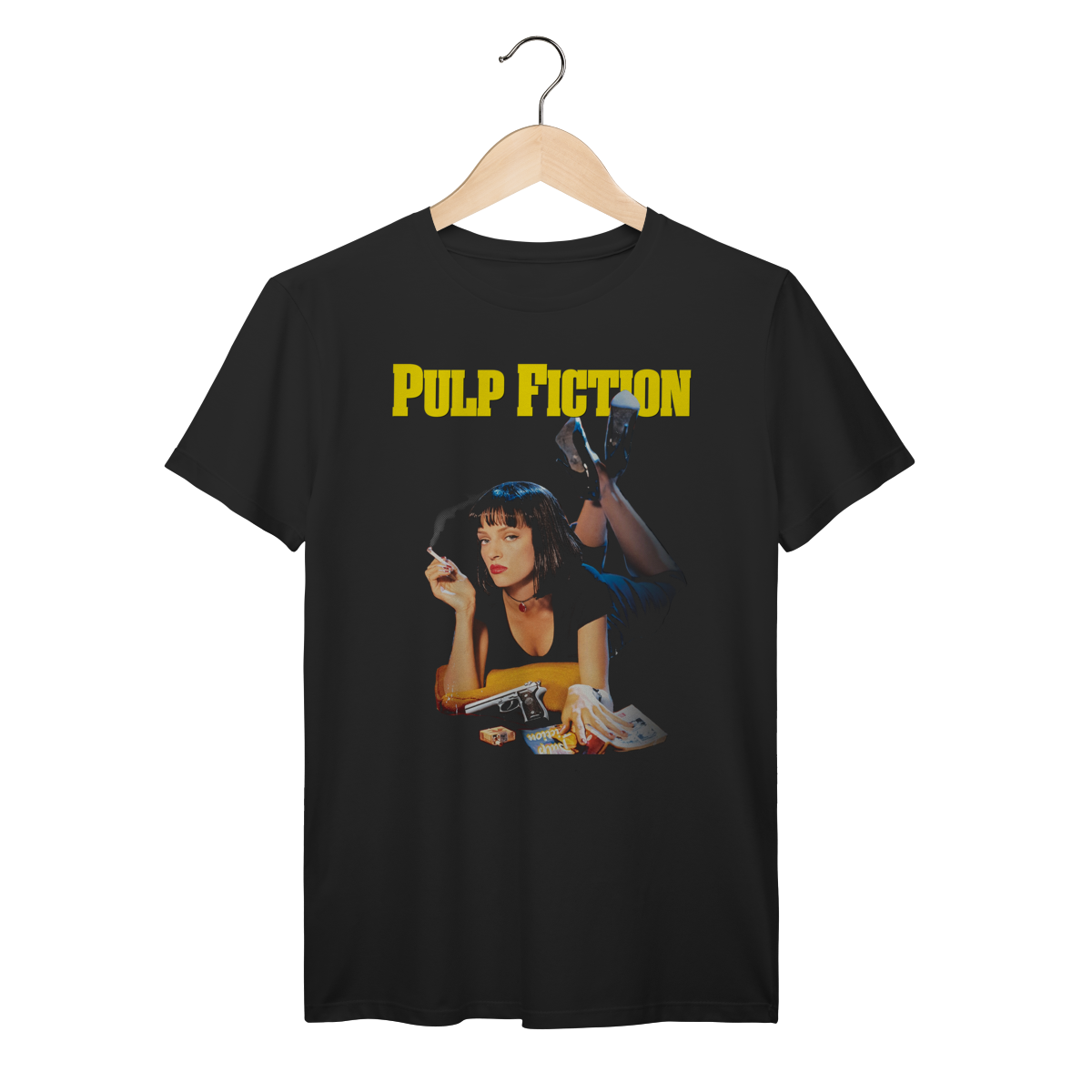 Camiseta Premium Pulp Fiction Poster - Coleção Filmes