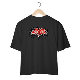Nome do produto Camiseta Oversized Caos Manifesto - Logo - Coleção Exclusivas