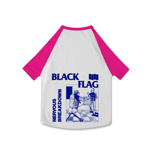 Nome do produto Pet Dog Black Flag - Nervous Breakdown - Coleção Punk/ Hardcore
