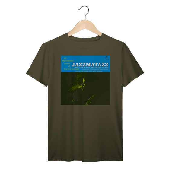 Camiseta Premium Jazzmatazz - Volume 1 - Coleção Rap/ Jazz