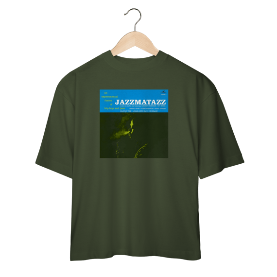 Camiseta Oversized Jazzmatazz - Volume 1 - Coleção Rap/ Jazz