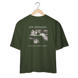 Nome do produto Camiseta Oversized Joy Division - Love Will Tear Us Apart - Coleção Post Punk/ Rock