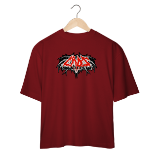 Nome do produto Camiseta Oversized Caos Manifesto - Logo - Coleção Exclusivas