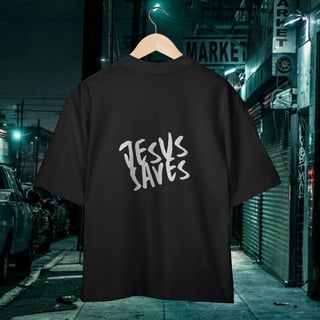 Nome do produto JESUS SAVE -OVERSIZED