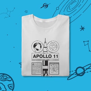 Nome do produto Camisa Masculina Apollo 11