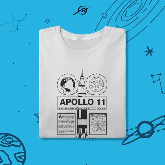 Camisa Masculina Apollo 11