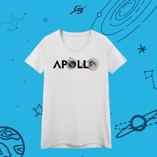 Camiseta Feminina Trajetória Apollo 