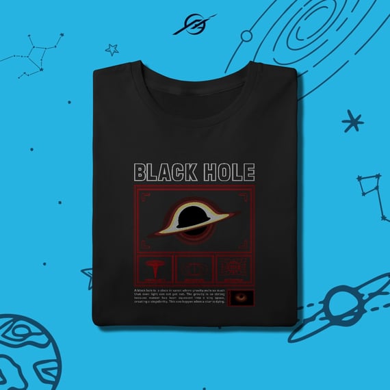 Camisa Masculina Black Hole
