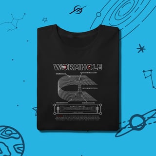 Nome do produto Camiseta Masculino Wormhole