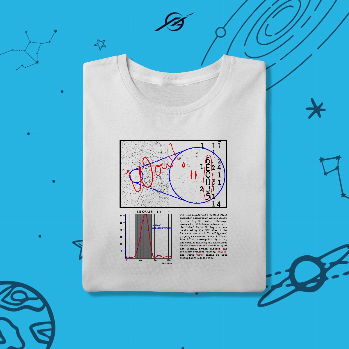 Nome do produto: Camiseta Masculina Wow Signal