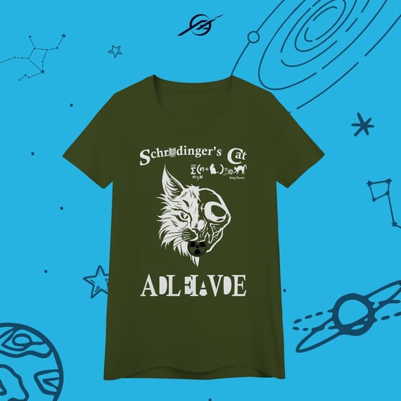 Camiseta Feminino Schrodinger Cat
