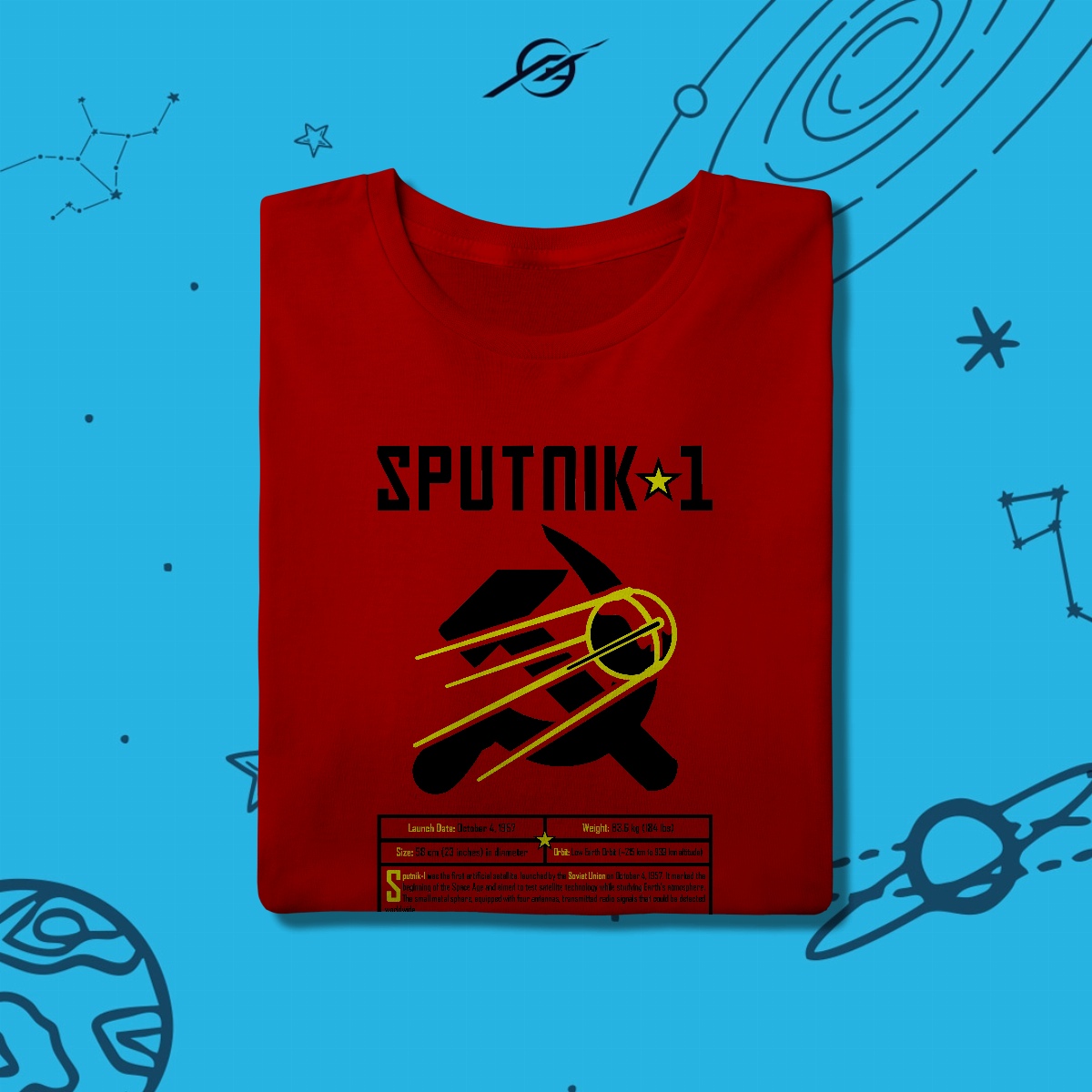 Nome do produto: Camiseta Masculino Sputnik1