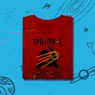 Camiseta Masculino Sputnik1