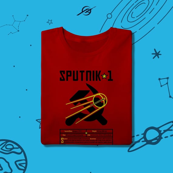 Camiseta Masculino Sputnik1