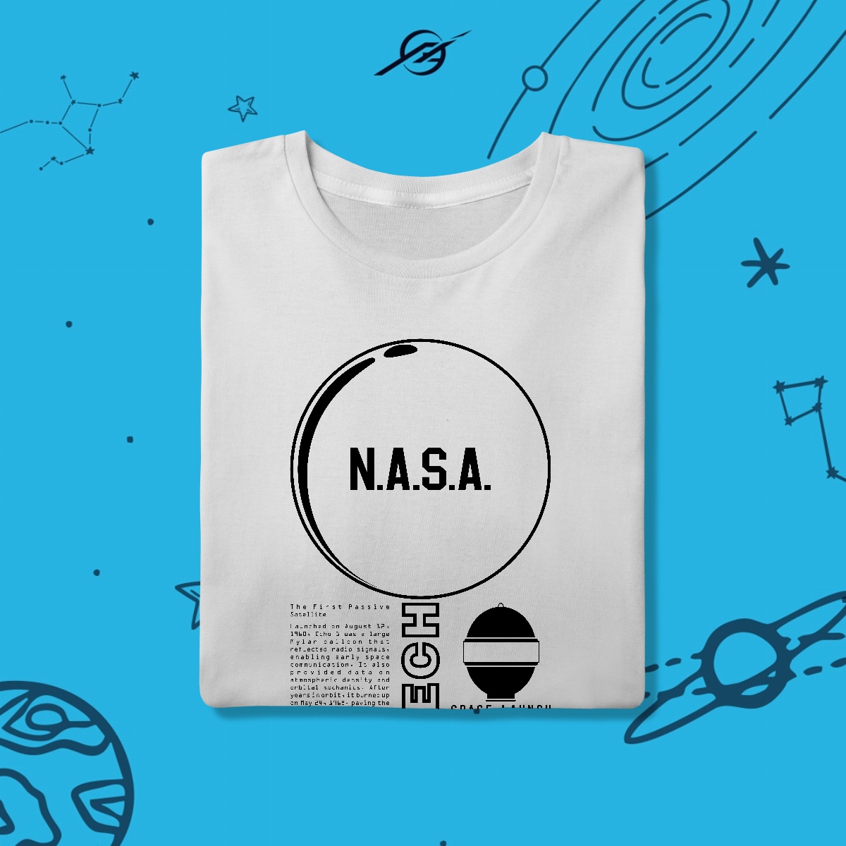 Nome do produto: Camiseta Echo Satellite