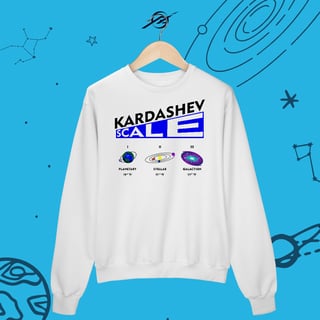 Moletom Kardashev Scale