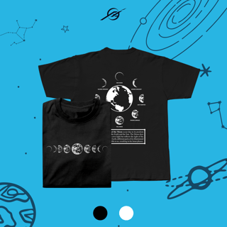Camiseta Masculina Phases of the Moon