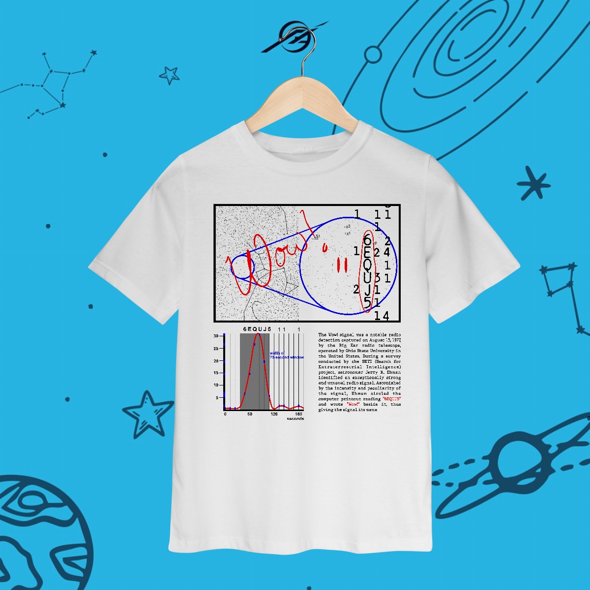 Nome do produto: Camiseta Infantil Wow Signal