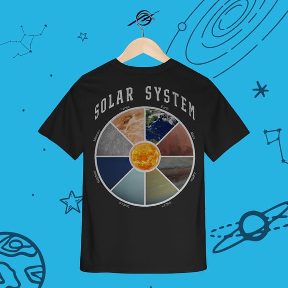 Camiseta Infantil Solar System