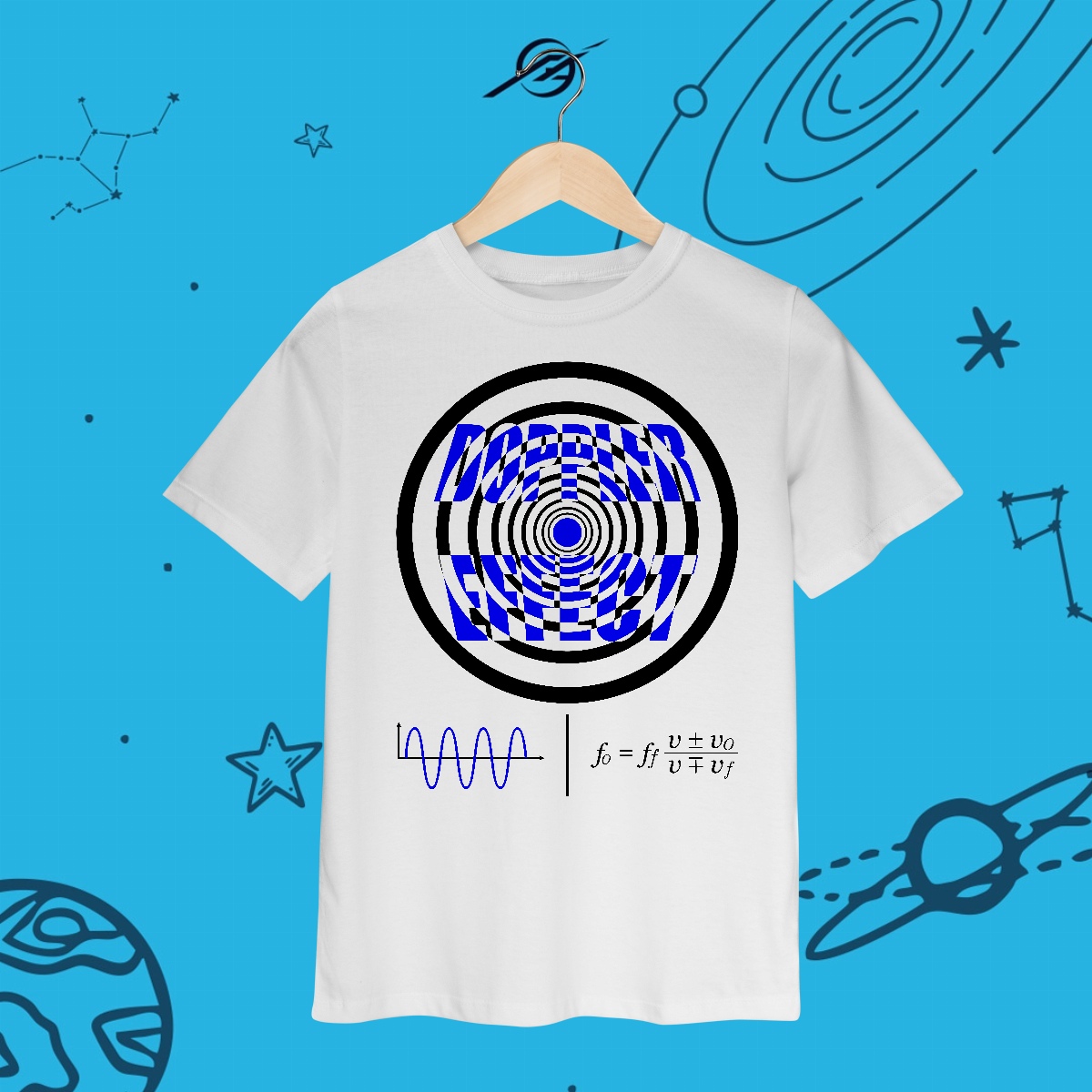 Nome do produto: Camiseta Infantil Doppler Effect