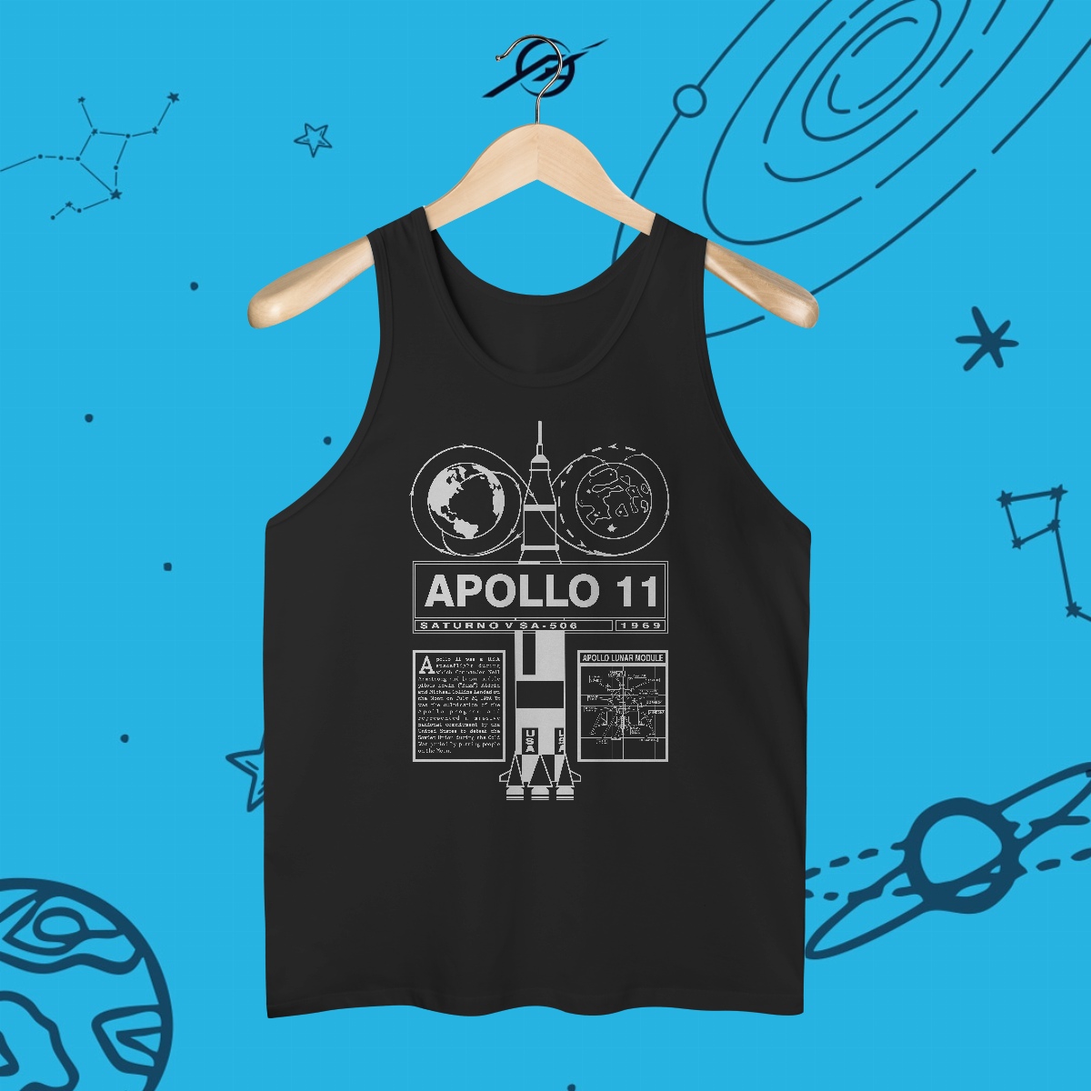 Nome do produto: Regata Apollo 11