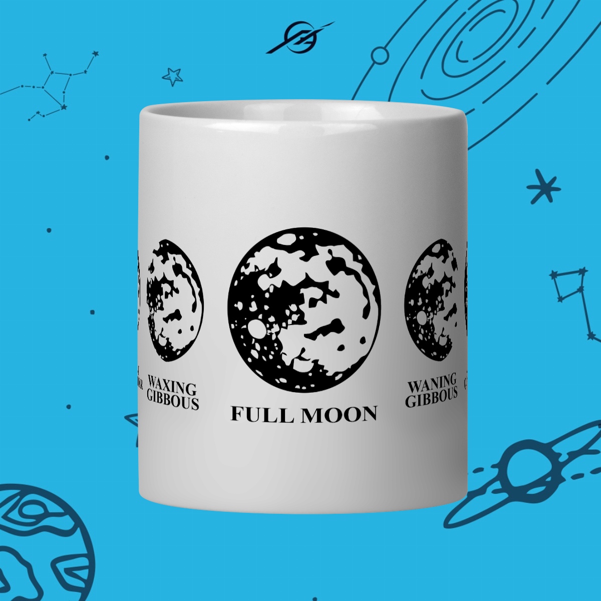 Nome do produto: Caneca Phases of the Moon